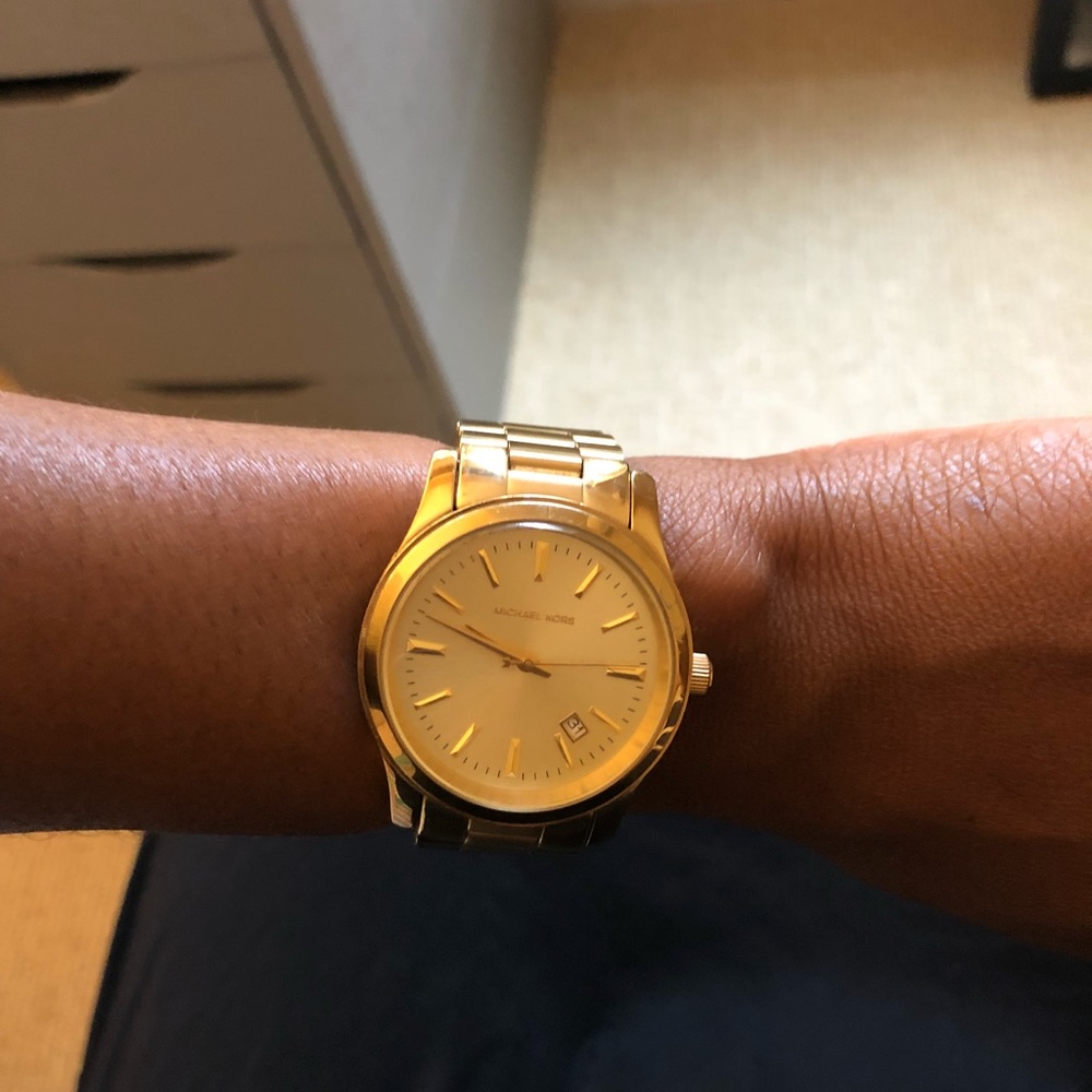 Gold Michael Kors watch